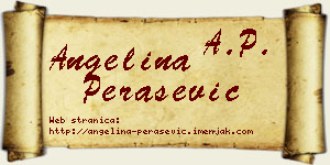 Angelina Perašević vizit kartica